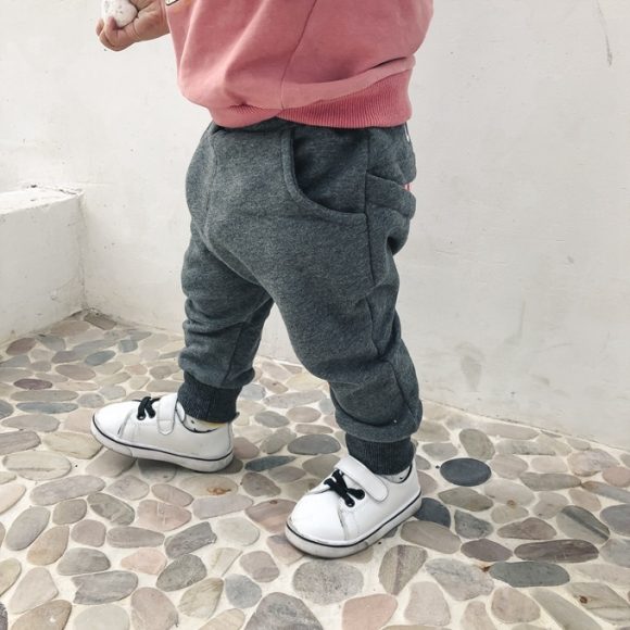 boys casual pants autumn loaded Korean children's casual sweatpants baby cartoon loose trousers - Image 9