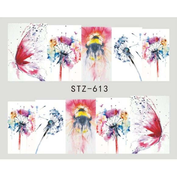 1pcs Nail Sticker Butterfly Flower Water Transfer Decal Sliders for Nail Art Decoration Tattoo Manicure Wraps Tools Tip JISTZ508 - Image 10