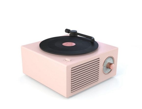 Retro Vinyl Wireless Bluetooth Small Sound Speaker - Image 7