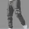 Straight Ankle Tied Wear-resistant Overalls Casual Pants - Image 7