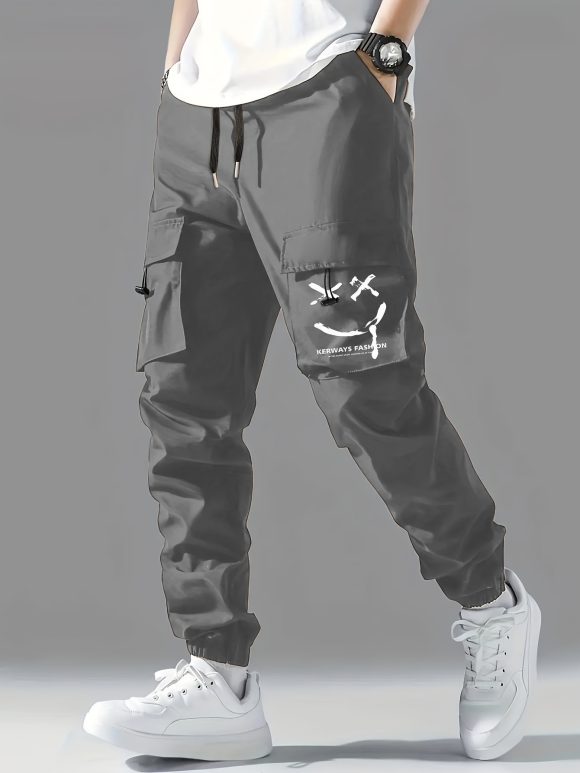 Straight Ankle Tied Wear-resistant Overalls Casual Pants - Image 7