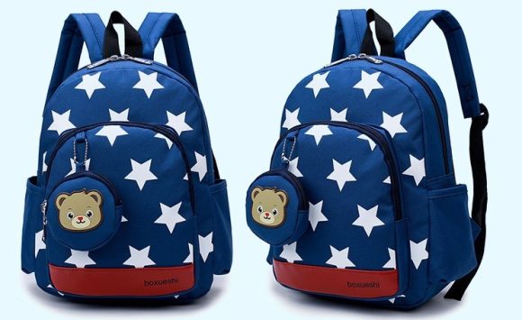 A small bear nursery school bag double shoulder bag - Image 2