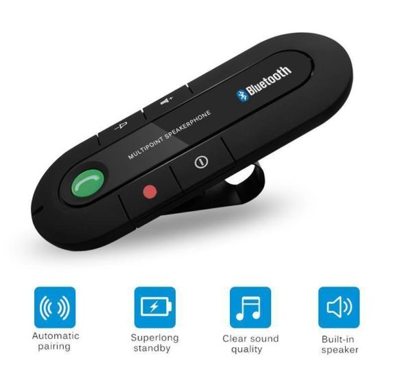 Bluetooth Car Visor Speakerphone - Image 7