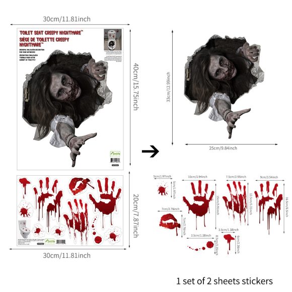 Halloween decoration stickers - Image 5