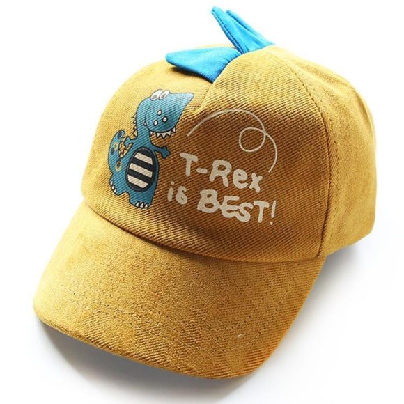 ''T-REX IS BEST'' DINOSAUR KIDS HATS - Image 2