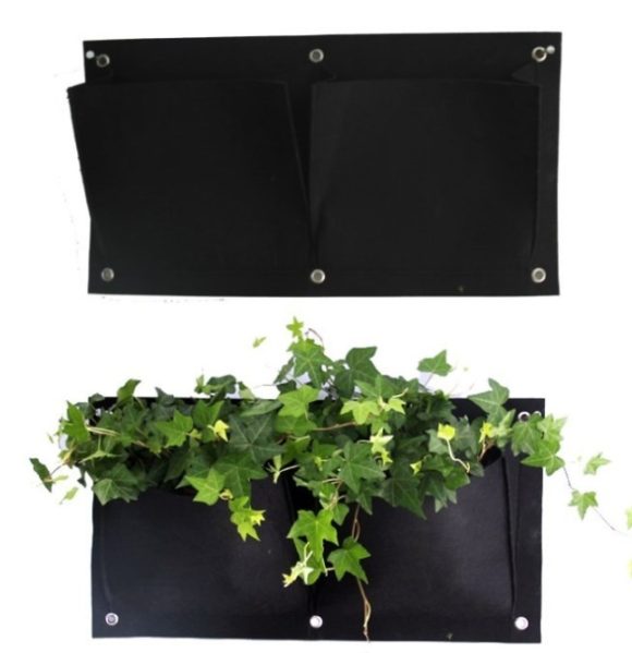 Wall Garden Hanging Planting Bags Vertical Outdoor Indoor Planter - Image 5