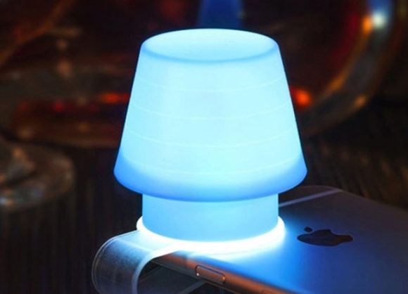 Mabor Stylish Cute Silicone Mobile Phone Holder Night Light Lamp Lampshade Gifts - Image 5