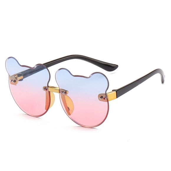Cat Ear Kids Sunglasses Frameless Shape - Image 4