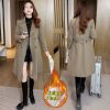 High-grade Fleece Thick Trench Coat Coat Western Style Slimming - Image 6