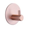 Nail-free Stainless Steel Single Hook Alumimum Hook Towel Self-adhesive Hook Single Hook - Image 2