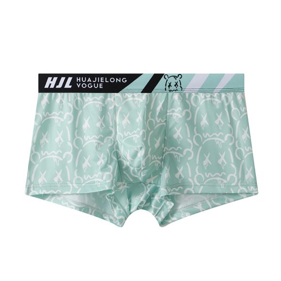 Men's Multi-color Printing Slim Fit Breathable Boxers - Image 8