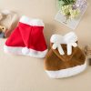 Cat Christmas Outfits, Dog Cat Santa Claus Outfit, Soft And Thick Xmas Cape With Hat, Christmas Cat Dog Costume Pet Cape, Cat Christmas Costumes For Cats, Medium Cat Cape For Cats - Image 3
