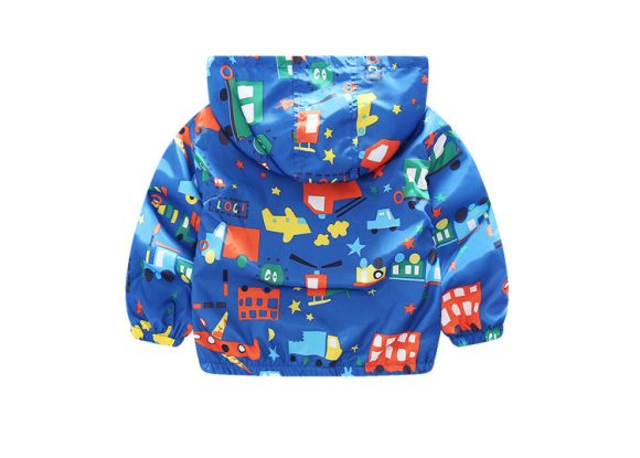 Boys And Children's Jackets Airplane Printed Baby Windbreaker Jackets - Image 3