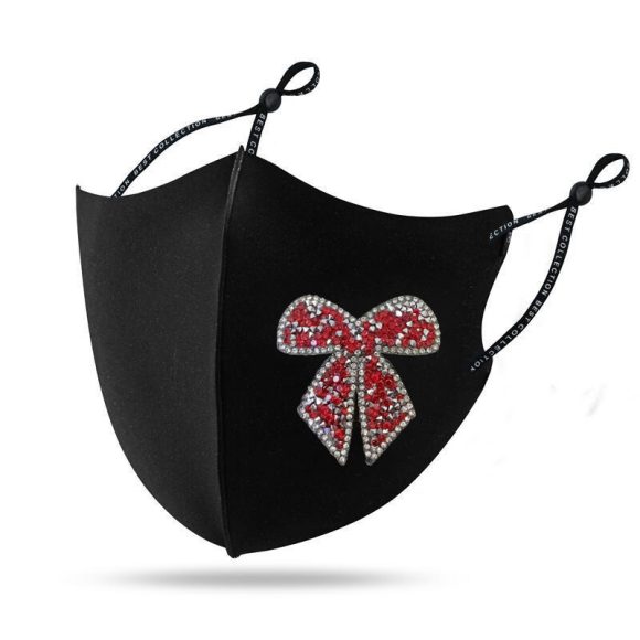 Diamond Mask Shiny Diamond Bow Creative Cloth Mask - Image 10