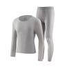 Men's High Elasticity Warm Ultra-thin Autumn Clothing And Pants Set - Image 4