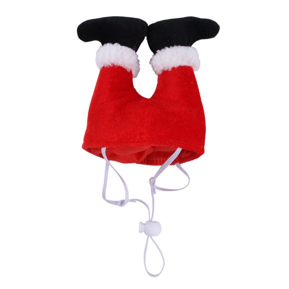Dog Cat Christmas Costume Christmas Hat For Pet Outfit For Small Dogs Cute Fleece Hat Party Event Apparel Funny Clothes Accessory - Image 5