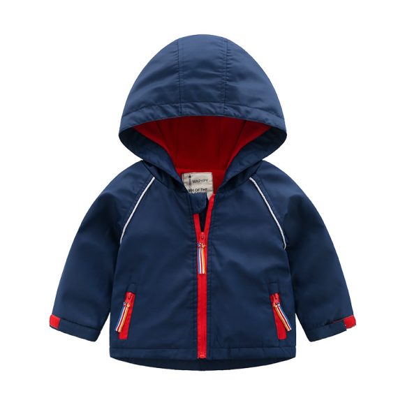 Boys' Hooded  Autumn  Clothing Children's Fleece Jacket - Image 2