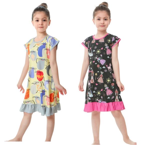 3D Printing Pajamas Children Clothes Children Pajamas Dresses Baby Girls Pajamas Pajamas - Image 8