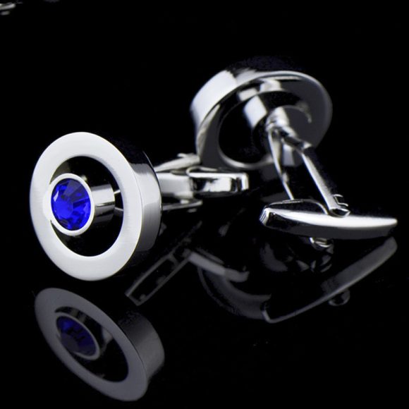 Men's Fashion Zircon Crystal Shirt Cufflinks - Image 7