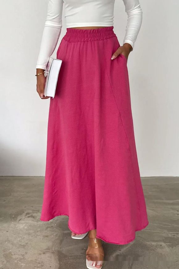 European And American Leisure A- Line Loose Fashion Women's Wear Long Dress - Image 4