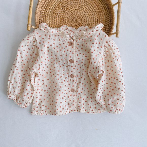 Baby Romper 0-2 Years Old Baby Clothes Baby Girl Foreign Style Pleated Lotus Leaf Sling Climber - Image 8