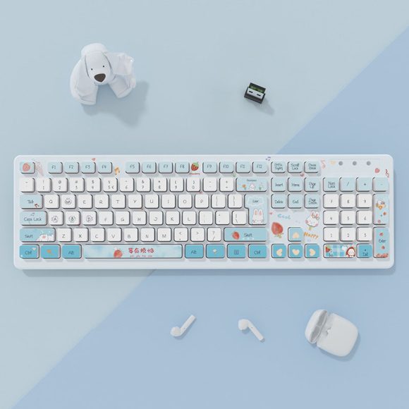 Plastic Wireless Keyboard For Computer - Image 3