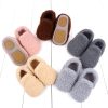 Solid Color Baby Toddler Shoes Plus Velvet Soft Rubber Sole Non-slip - Image 5