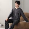 New Cotton Long Sleeve Full Cotton Casual Homewear Suit - Image 7
