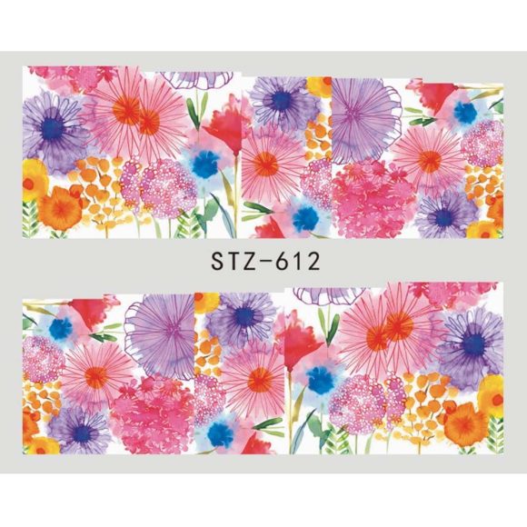 1pcs Nail Sticker Butterfly Flower Water Transfer Decal Sliders for Nail Art Decoration Tattoo Manicure Wraps Tools Tip JISTZ508 - Image 4