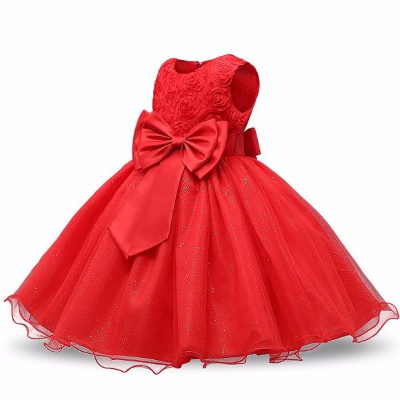 Princess Flower Girl Dress Summer Tutu Wedding Birthday Party Dresses - Image 3