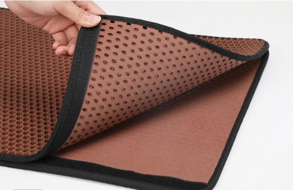 Pet Cat Litter Mat Pet Supplies EVA Double Cat Litter Mat - Image 9