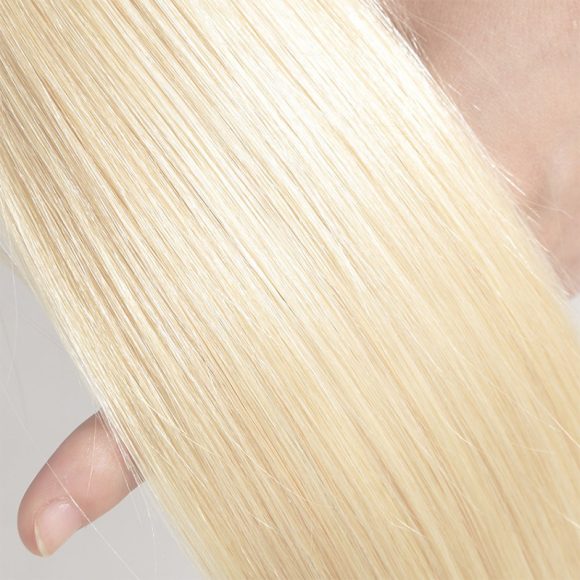 Blond Straight Wave Human Real Golden Hair - Image 4