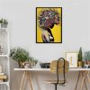 Girl portrait canvas print oil wall art poster - Image 9