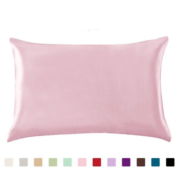 Pillowcase Satin Solid Color Simulation Silk Single Pillowcase Ice Silk Pillowcase - Image 6