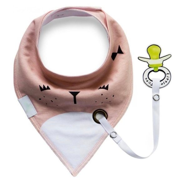 Bib with Pacifier Clip - Image 3