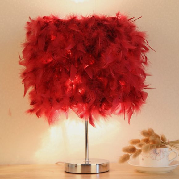 Feather bedroom cute girly night light - Image 8