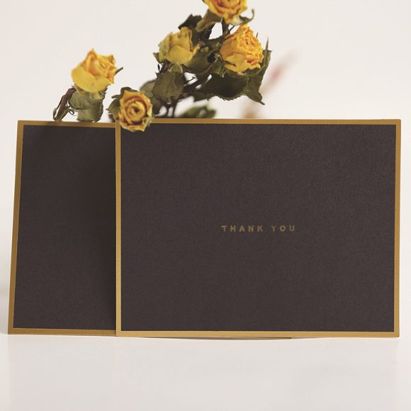 Quartet Bronzing Border Business Small Card - Image 8