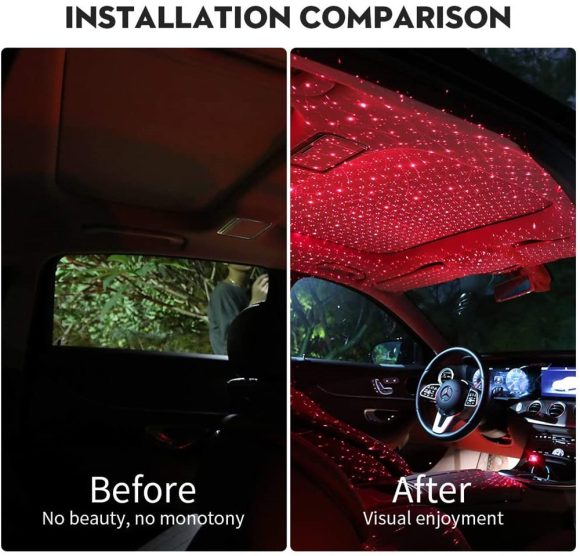 Star Light Projector Party Lights USB LED Light Interior Lighting LED Interior Car Lights Starry Sky Galaxy Night Lights - Image 7