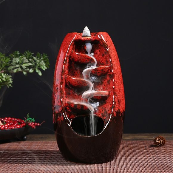 Multi-layers Ceramic Back flow Incense Burner - Image 5