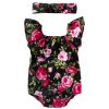 Children's wear, baby, cotton, baby, baby print, small flying sleeves, romper