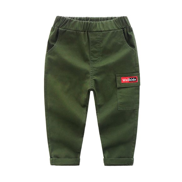Children's cotton slim feet casual pants - Image 2