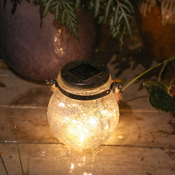 Crack ball glass jar light - Image 2