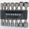 14pcs Power Nut Driver Set Dual Sae Metric Bit Mm And Standard   Shank Quick Change Power Nut Driver Bit Set Nutdrivers