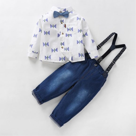 Three-piece suit of gentleman dress suspenders - Image 6