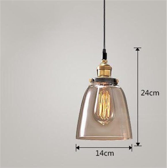 Nordic Industrial Home Bedroom Glass Chandelier - Image 10