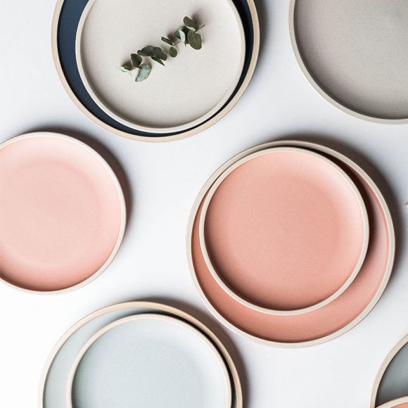 Pure color matte ceramic plate - Image 4