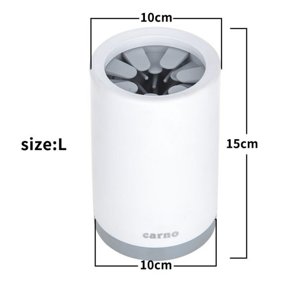 Portable Pet Paw Cleaner Cup Soft Silicone Comb - Image 2
