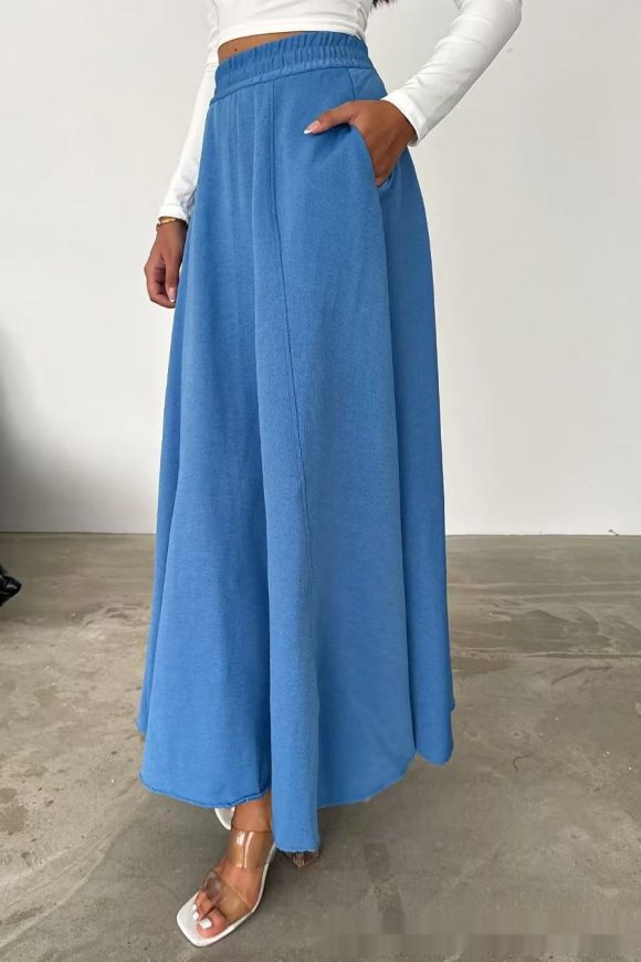European And American Leisure A- Line Loose Fashion Women's Wear Long Dress - Image 3