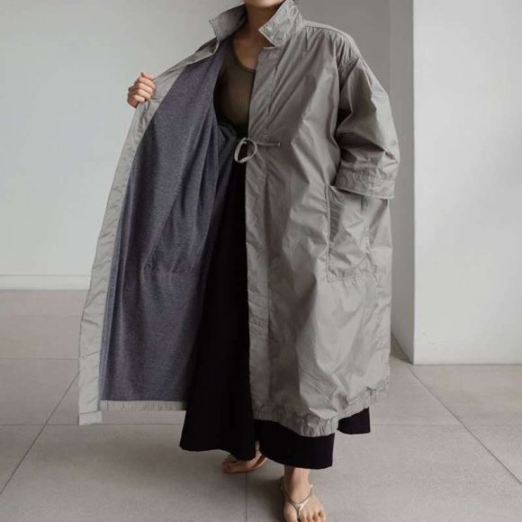 Spring And Autumn New Overknee Long Windbreaker Women's Loose Plus Size - Image 5