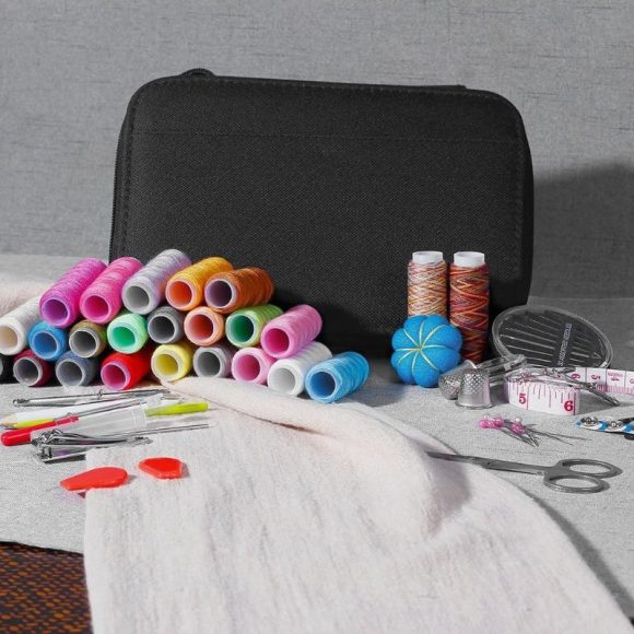Sewing Suit Travel Sewing Bag Black Zipper Bag - Image 5